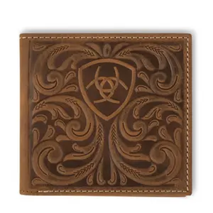 A3561444 Cartera Ariat Bifold Scrollingembossed Cafe