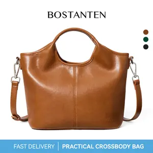 BOSTANTEN Viral Vegan Leather Purses for Women ,Large Capacity Bag for Work & Everyday Essential , Lightweight Aesthetic Affordable Bag