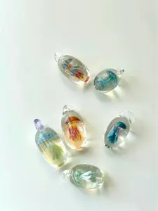 【Neptune's Tear】Handmade jellyfish pendant necklace（small）