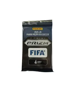 2025-26 Panini Prizm FIFA Hobby Trading Card Single Pack - Sports Collectible, Trading Card Only Break Item