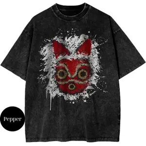 valentine shirts Princess Mononoke Studio Ghibli Anime Streetwear Vintage Unisex T-Shirt,Unisex Cotton Crewneck T-Shirt Menswear Womenswear Underwear Streetwear Top