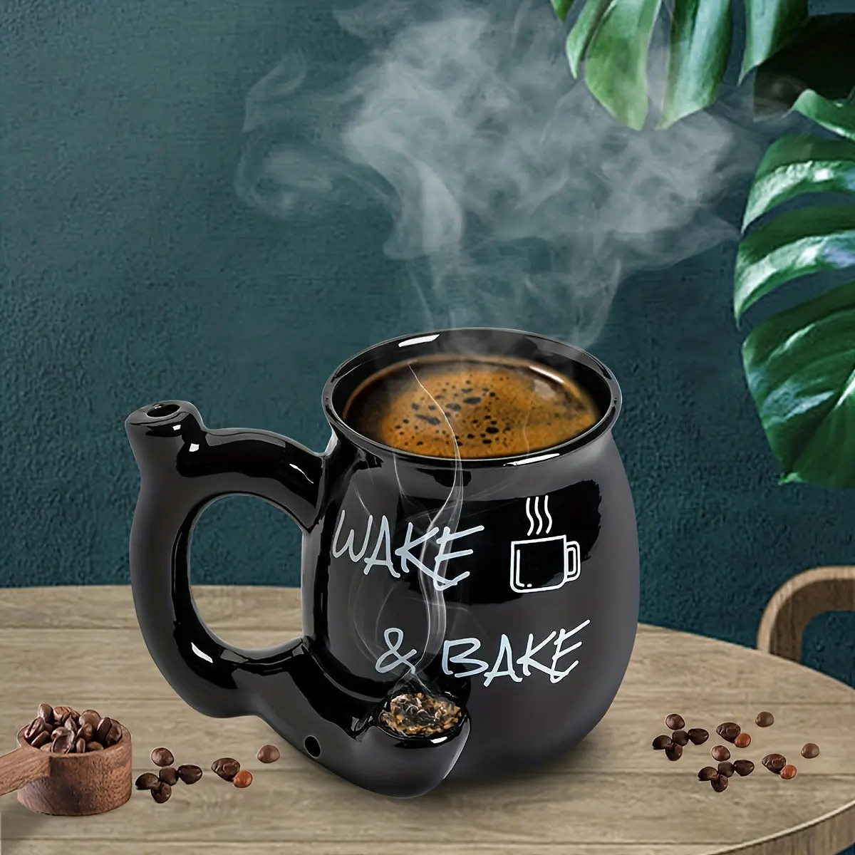Multifunctional Ceramic Smoking Coffee Cup Multifunctional Ceramic Smoking Coffee Cup