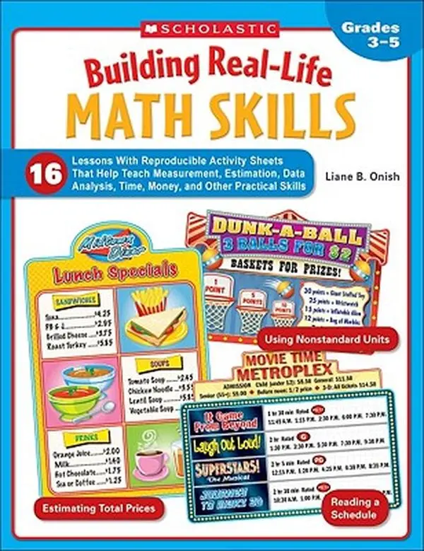 Building Real-Life Math Skills, Grades 3-5 -- Liane Onish - Paperback