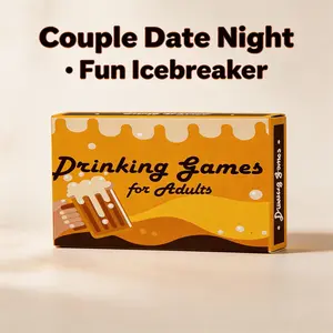Sips & Stories: The Ultimate Adult Drinking Game – Fun Couple & Date Night Icebreaker for Game Nights, Bar Crawls & Intimate Gatherings, 50 Durable Cards, Ages 17+