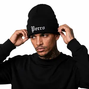 Knit Beanie for Men - Streetwear Fashion Accessory, Daily Wear Hat