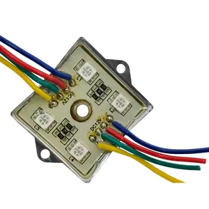 Rebaydo 2pcs 5050 LED Module Water Resistant RGB Common Anode 12 VDC