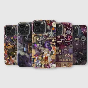 Magsafe Whimsigoth Phone Case Gothic Aesthetic Collage Phone Cover for Phone 16 Pro Max 15 14 13 12 11 X 8 7 S25 Ultra S24 S23 S22 S21 S20