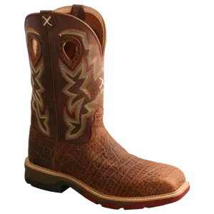 Twisted X Men's Nano Composite Toe Tan Western Work Boots MXBN001