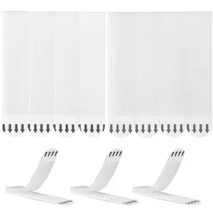Picture Hanging Strips, 34 Pairs, Large Picture Hangers with Removable Adhesive, Hook Loop Strips, Wall Hanging Strips for Damage Free Picture Hanger, Mounting of Photos, Frames, Wall Decor