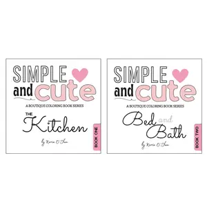 Simple and Cute Coloring Books