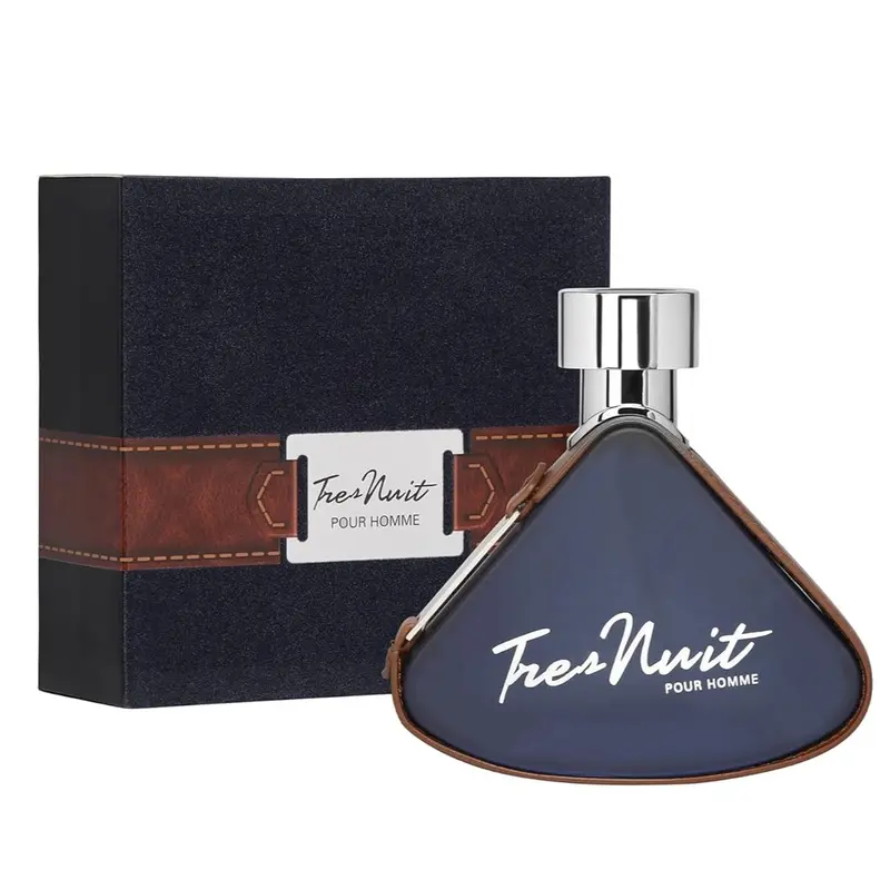 ARMAF Tres Nuit for Men Eau de Parfum Spray, 3.4 Ounce Fresh Citrus Floral Woody Aromatic Fragrance