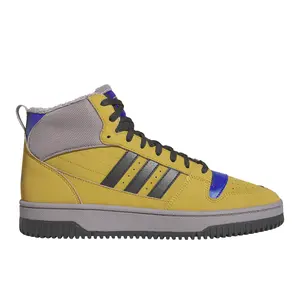 adidas Mens Break Start Mid Winterized Lace Up Sneakers Shoes Casual - Yellow