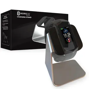 KORE 2.0 Elite Smartwatch Charging Stand - Aluminium Charging Watch Stand for Kore 2.0 Fitness Tracker l Sleek, Non-Slip Heart Rate Monitor Watch Holder Stand l Great Night Stand Accessories