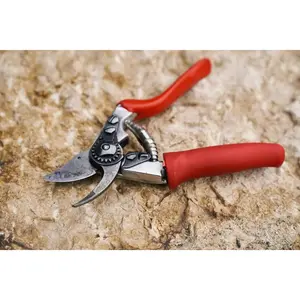 Felco F 12 Pruning Shears – 4.7" Garden Clippers with Rubber Grip & Anvil Blade | Hand Pruners for Gardening | Garden Tool Cutter with Forged Aluminum Handle, Lightweight Precision for Small Hands