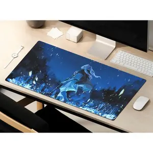 Frieren Desk Mat Beyond Journey's End Mosue Pad Anime Waifu TCG Playmat Animie Series Desk Mat Merch