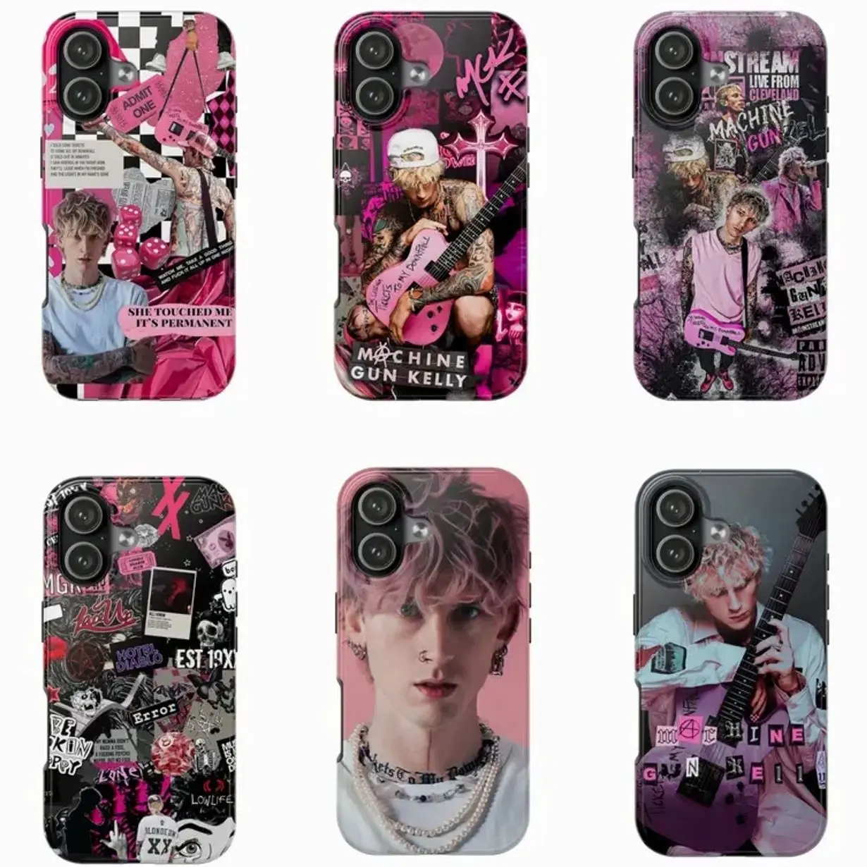 M-G-K Phone Case The Lost American Tour M-G-K 2026 Phone Case For Iphone 16 15 14 13 12 11 Pro Max Plus, Samsung S25 S24 S23 S22 S21 Gifts For Fans Men and Women