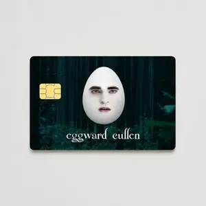 Twilight Card Skin, Funny Stinky Edward Meme Stickers, Gift for Fan