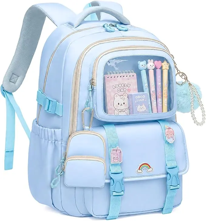 Sightseeing Backpack—meets airline carry-on standards and fits under the seat; features a 15.6-inch laptop compartment, making it an essential travel companion for campus life and daily commuting.