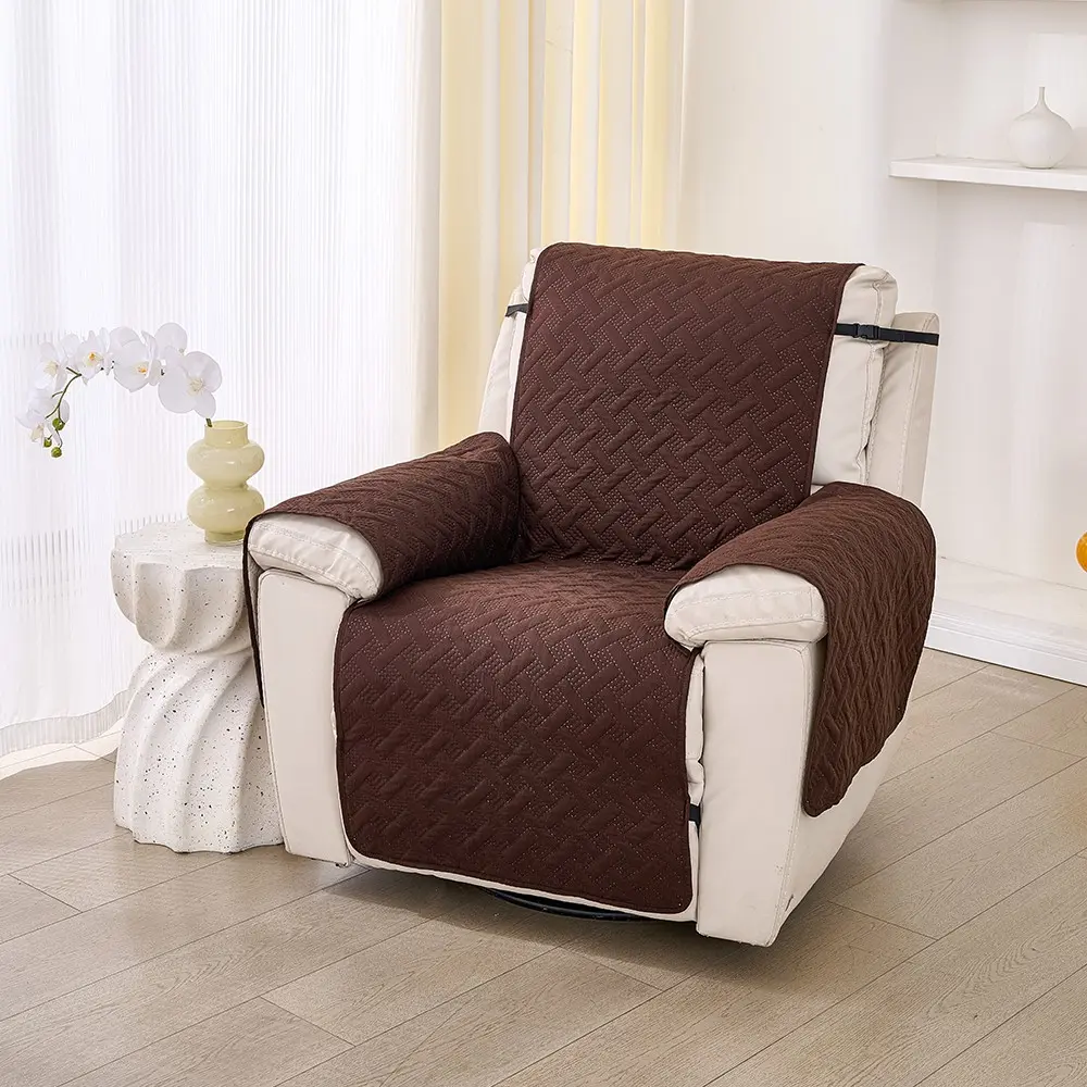Full-Body Recliner Cushion Set, Single Person Massage Sofa Pad, Pet-Friendly Non-Slip, with Tie Straps, Ideal for Living Room & Office Decor