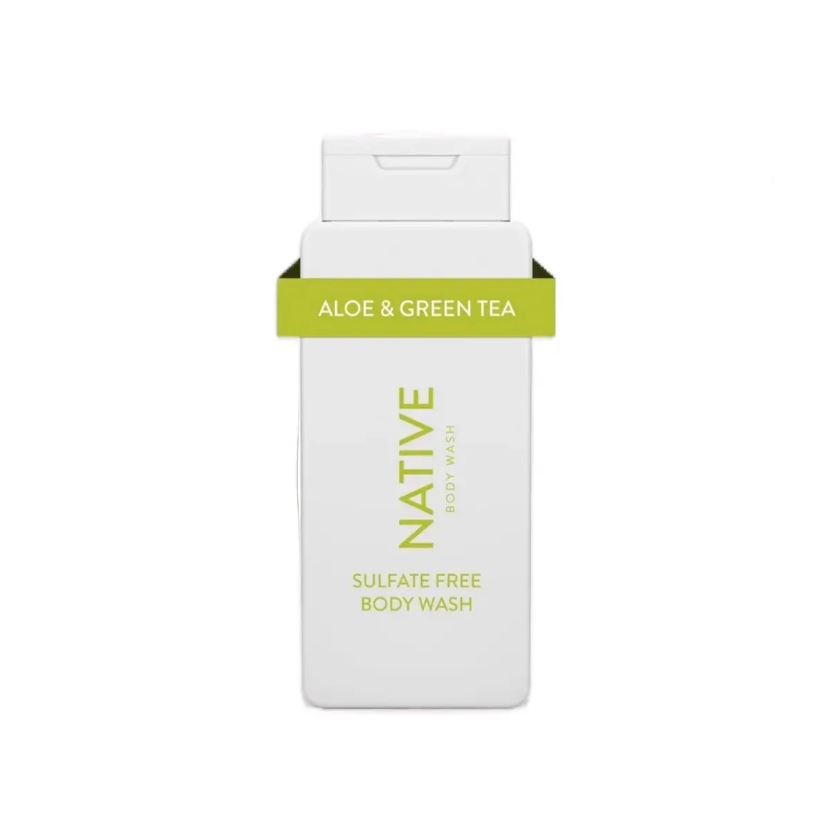 Native Body Wash - Procter & Gamble, Aloe & Green Tea, Sulfate-Free, Paraben-Free, Natural Moisturizing Sensitive Skin Cleanser (18 fl oz 2-Pack) for Men & Women - Bath & Body Care Essential, Antioxidant