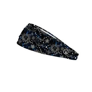 RAVEbandz The Pro - Wide Stretch Headband  (Celestial)