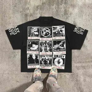 Vintage Warzone Valley Dreams State Graphic 100% Cotton T-Shirt