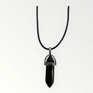 Black Shadow Stone Necklace
