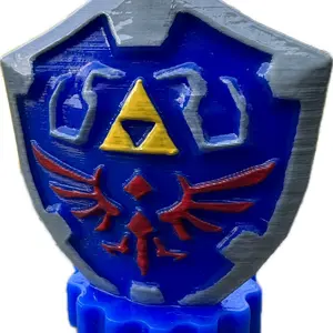 Custom Hylian Shield Zelda BotW Cymbal Stand Nut Hand Painted (M8 size)