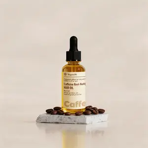 MegustaMe Caffeine Hair Oil – Strengthen & Nourish Hair | Lightweight Non-Greasy Formula | Caffeine, Rosemary & Biotin Oils | For All Hair Types | 60 ml Daily Haircare