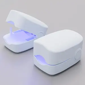 3 Days Mini Effective Rechargeable UV LED Triple Light Auto Shutdown Nail Fungus Remover Home Use Portable Professional Cleaning
