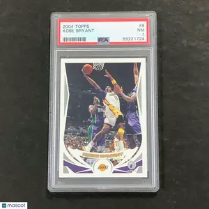 2004 Topps #8 Kobe Bryant PSA 7 NM Lakers