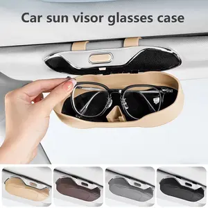 Fashion Eyeglass Clip for Car Sun Visor, Vehicle Sunglasses Holder, Car Accessories Storage Box, Eyewear Storage Solution, Suitable for Trucks Suvs Cars