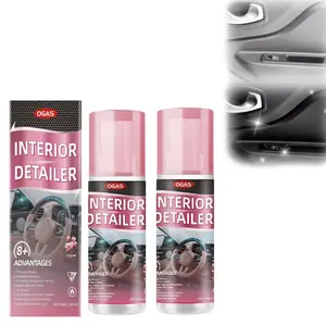 Car Interior Polishing Cleaner – Dashboard & Trim Restorer, Cleans, Polishes & Protects Leather, Plastic & Rubber, UV Protection, Car Interior Cleaning Tool, 100ml