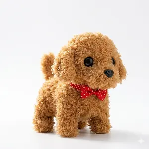 Interactive Walking Puppy Toy for Kids – Plush Dog That Walks, Barks & Wags Tail, Cute Electronic Pet Toy Gift for Boys & Girls