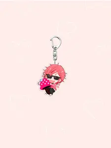 Yarichin Club funny Ayato Yuri Acrylic Character keychain. For Accessories Bag Pendant Key Chain Ring Jewelry Car Accessories Bag Charm Backpack For School Letter Goth Y2k Fans Friends Gifts