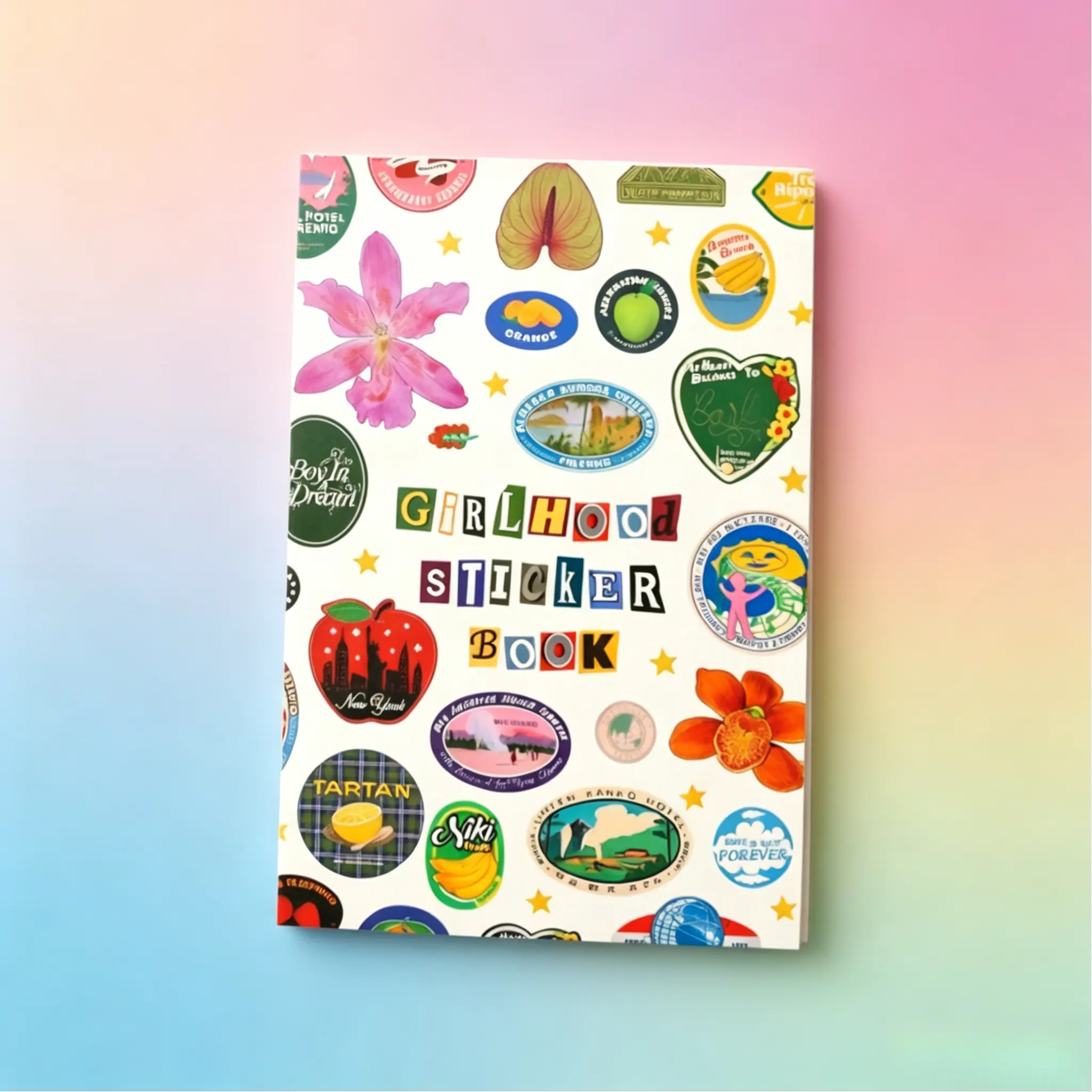 2026 Girlhood Sticker Book: 1260+ Retro Aesthetic Stickers for Journaling, Scrapbooking, Laptop & Water Bottle DIY Crafts