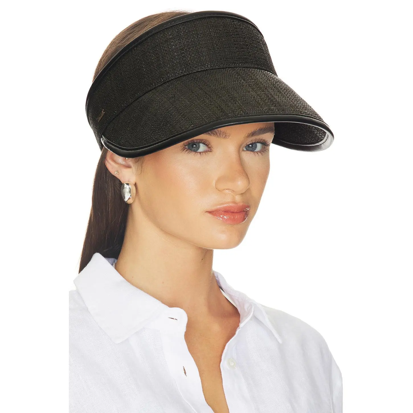Eugenia Kim Mickey Visor Hat in Midnight