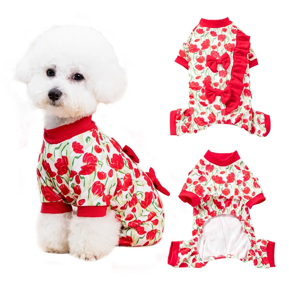blue dress for baby girl Custom Wool Winter Coat For Iggys & Other Chilly Pups – Little Milo's Closet main image 0
