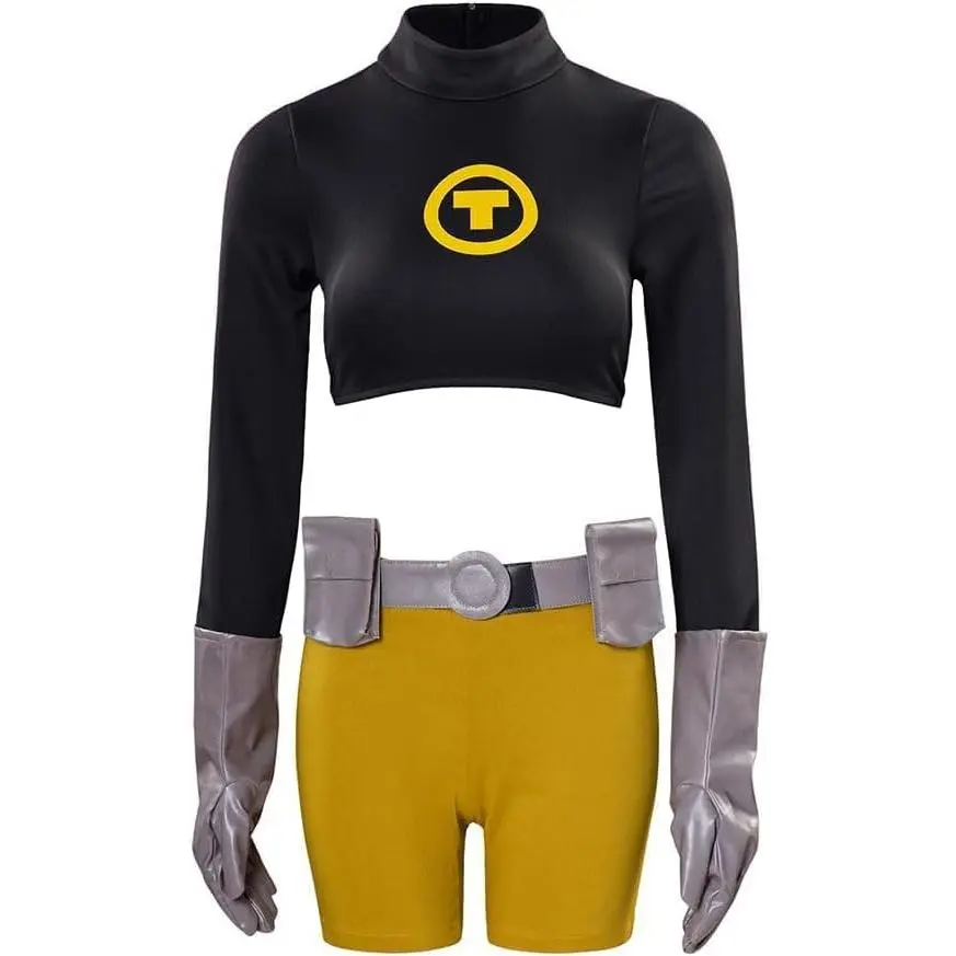 Women's Titan Cosplay Terra Costume Outfits Superhero Suit for Halloween