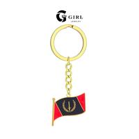 B-Black Americans Flag-Keychain
