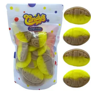 BUBS Banana Toffee Caramel Pouch - Plant-Based Gluten-Free Sweet Foam Candy Bite Snack