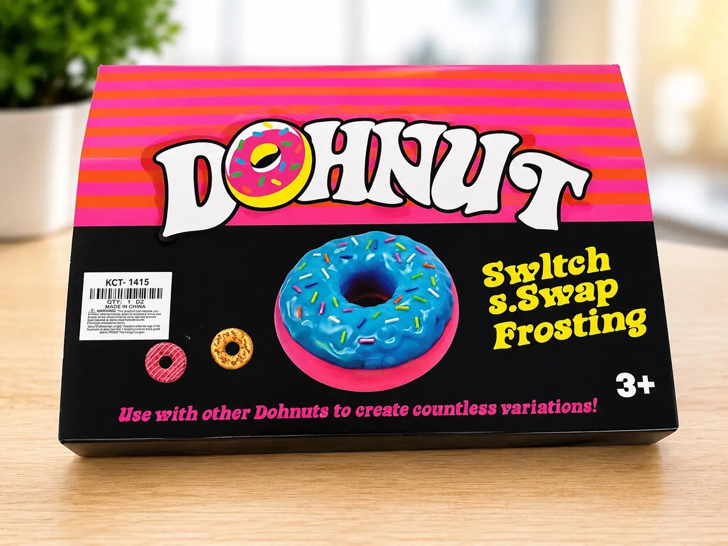 Dohnut Switch & Swap Frosting Toy – 1 Random Donut | Mix & Match Creative Toy | Ages 3+