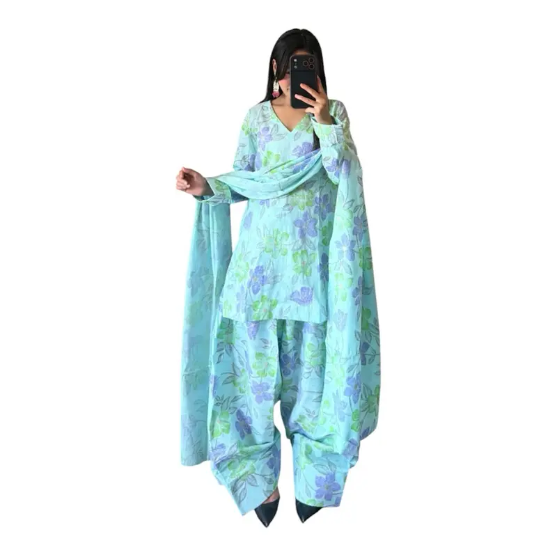 COTTON FARSHI SALWAR SET