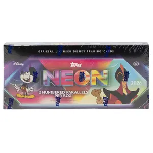 2026 Topps Neon Hobby Collectible Non-Sports Trading Cards, Trading Cards Box