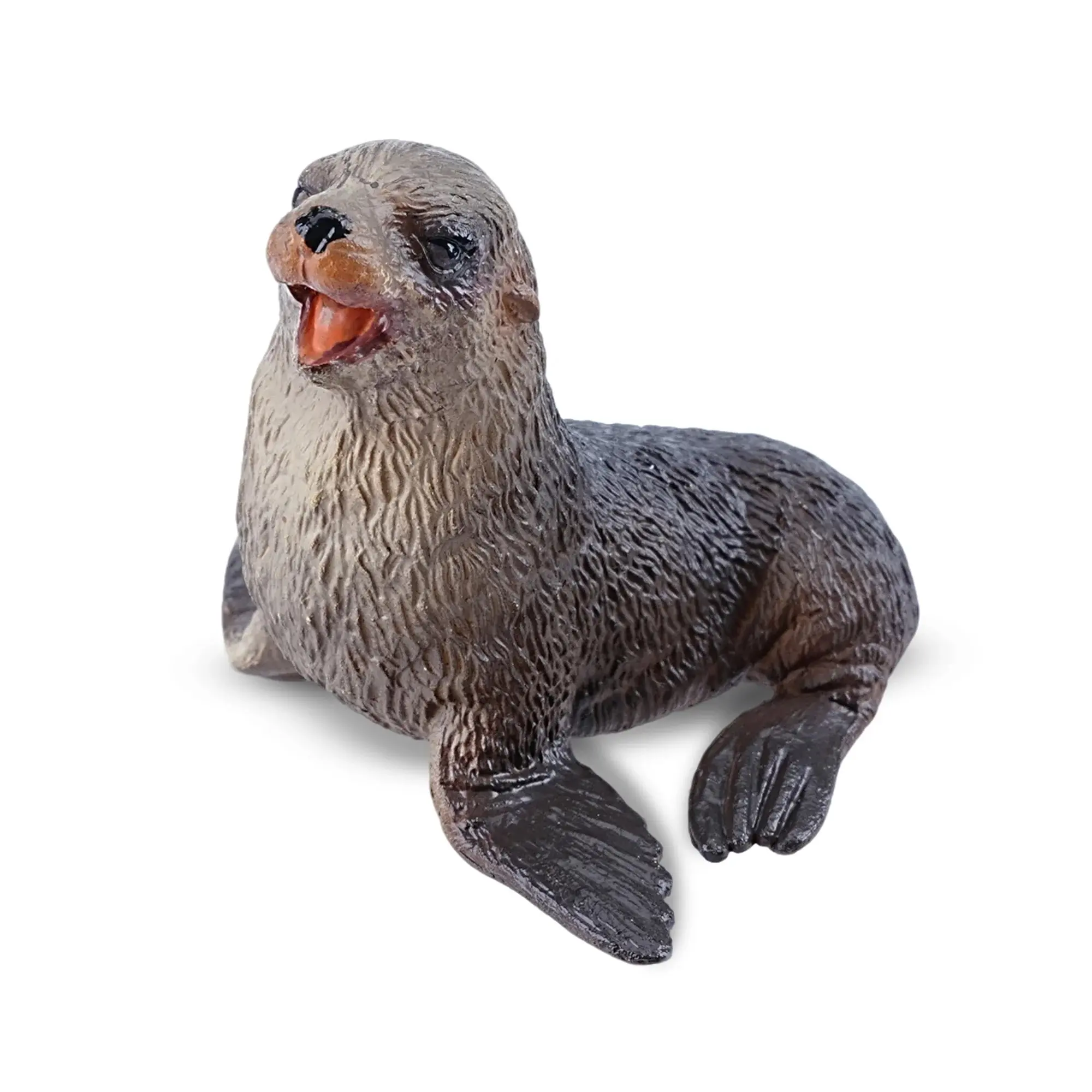 Toymany Hand-Painted Fur Seal Figurine – Small Size, Realistic Animal Model, Ideal for Early Education, Montessori Sensory Play, Cake & Party Decorations, Desk & Home Décor, Thoughtful Gifts, and Collectible Figurine for Enthusiasts