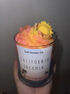 California Dreaming whipped candle