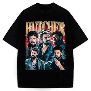 Retro Billy Butcher Graphic Tee - TV Series Shirt