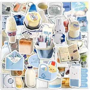 50pcs Korean-style artistic cartoon stickers for everyday life, suitable for scrapbooks, diaries, laptops, water bottles, cars, etc. Designed with a positive message and based on beliefs, these stickers are perfect gifts. Sticker Decals