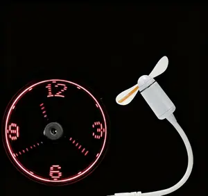 New USB Clock Fan! No es un ventilador cualquiera: conéctalo por USB y verás la hora y temperatura flotando en el aire mientras te refresca ️ #TikTokShop #FYP #ForYou #TechGadgets #CoolGadgets #DeskSetup #SummerEssentials #SpringFashion