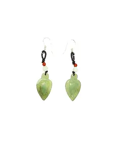 Clover Handmade Jade Earrings: Elegance with Meaning